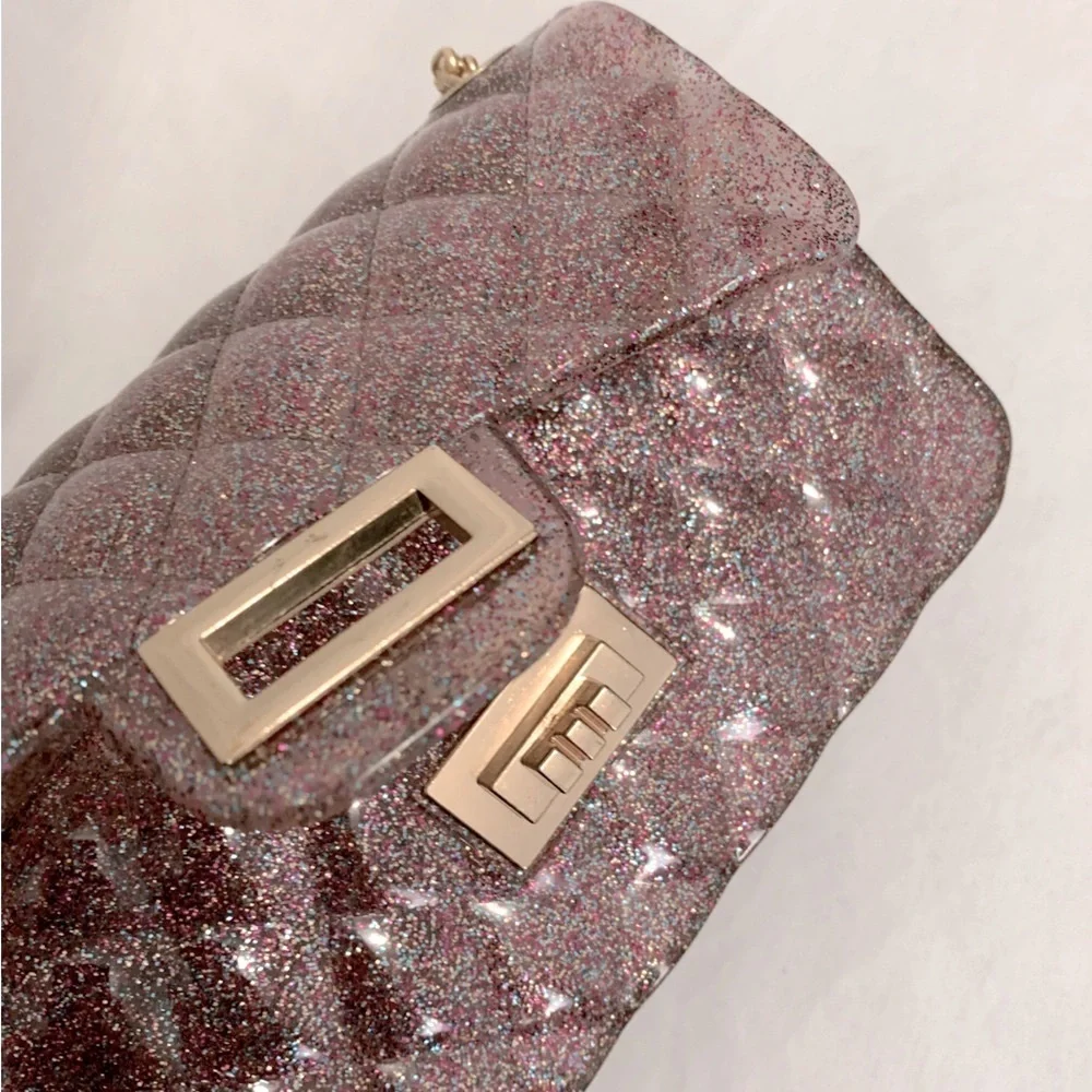 Jelly Style Sparkle Shoulder Bag - Picture 3 of 6